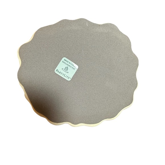 PartyLite Angel of Peace Praying Cherub Child Dove Taper Candle Holder 8" - Picture 3 of 8